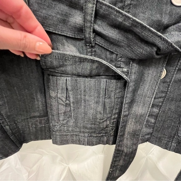 BACCINI jacket heathered black chambray size small - Picture 8 of 12